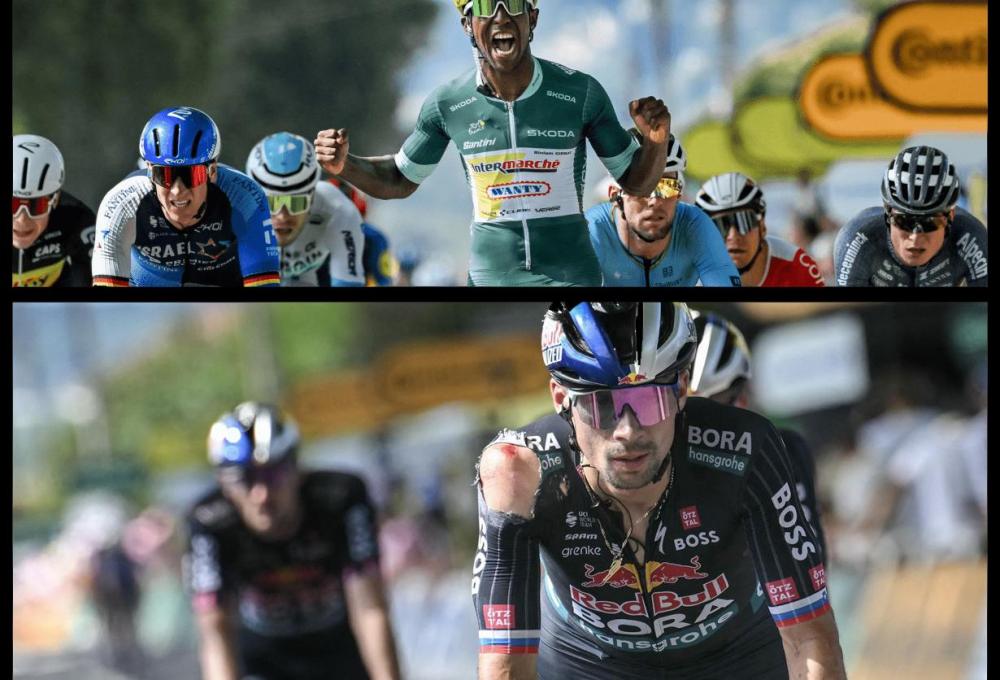 Tour de France - tappa 12: le volate di Girmay e Roglič 